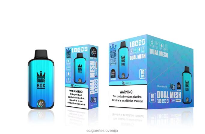 Bang Box 18000 vpihov borovničev led 4VTDT90 - Elektronska Cigareta Iqos Cena Petrol