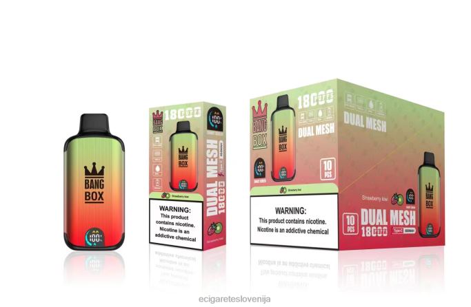 Bang Box 18000 vpihov jagodni kivi 4VTDT92 - Elektronska Cigareta Mimovrste