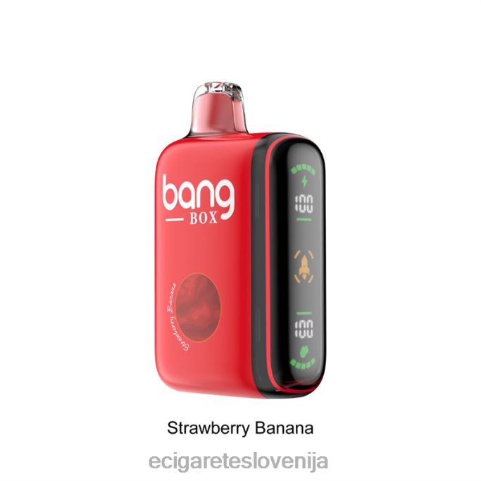 Bang Box 9000-18000 vdihov inteligentni zaslon moči jagodna banana 4VTDT25 - Elektronska Cigareta Za Enkratno Uporabo