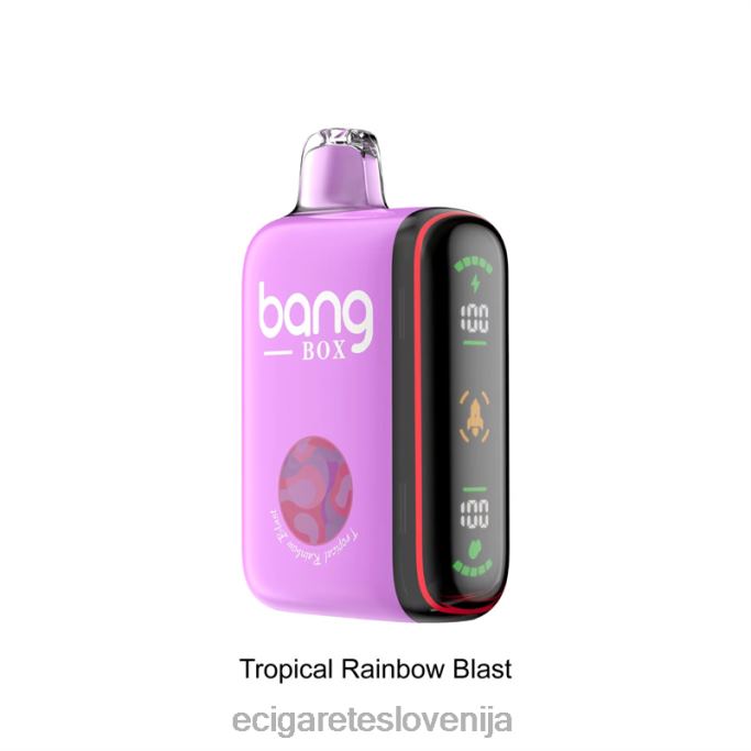 Bang Box 9000-18000 vdihov inteligentni zaslon moči tropska mavrica 4VTDT36 - Elektronska Cigareta Iqos