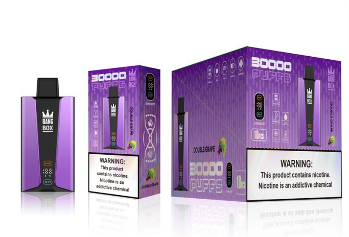 Bang Box Pametni zaslon s 30000 vpihi dvojno grozdje 4VTDT85 - Elektronska Cigareta Z Okusom