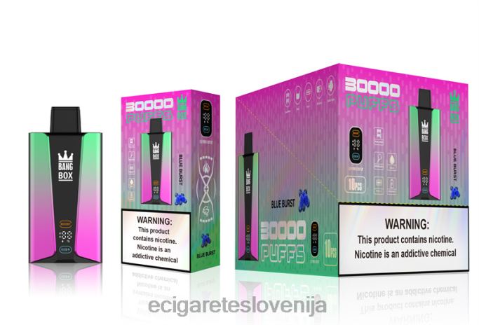Bang Box Pametni zaslon s 30000 vpihi modri izbruh 4VTDT82 - Elektronska Cigareta Mimovrste