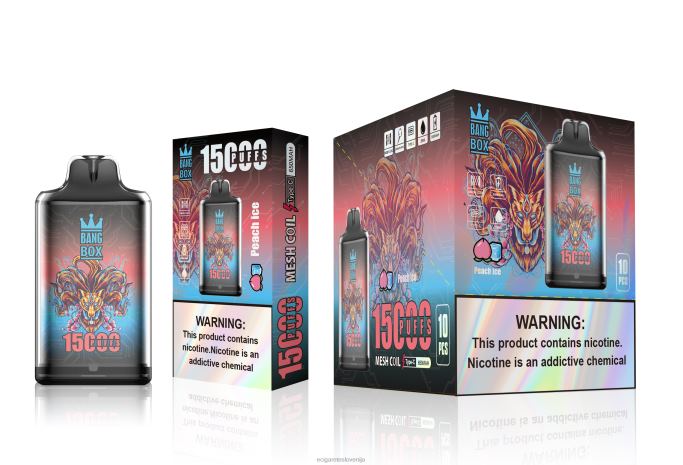 Bang Box s1-15000 vpihov breskov led 4VTDT102 - Elektronska Cigareta Mimovrste