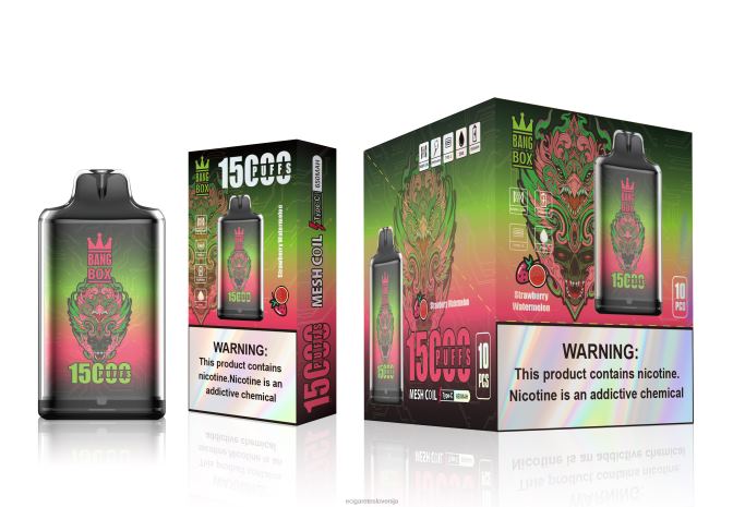Bang Box s1-15000 vpihov jagodna lubenica 4VTDT103 - Elektronska Cigareta Za Enkratno Uporabo