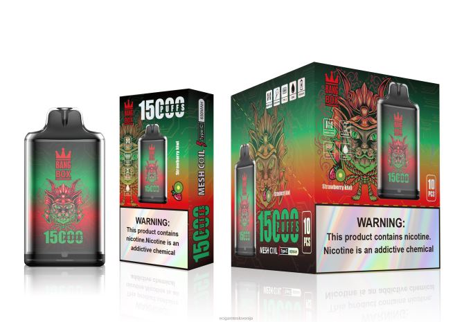 Bang Box s1-15000 vpihov jagodni kivi 4VTDT100 - Elektronska Cigareta Iqos Cena Petrol