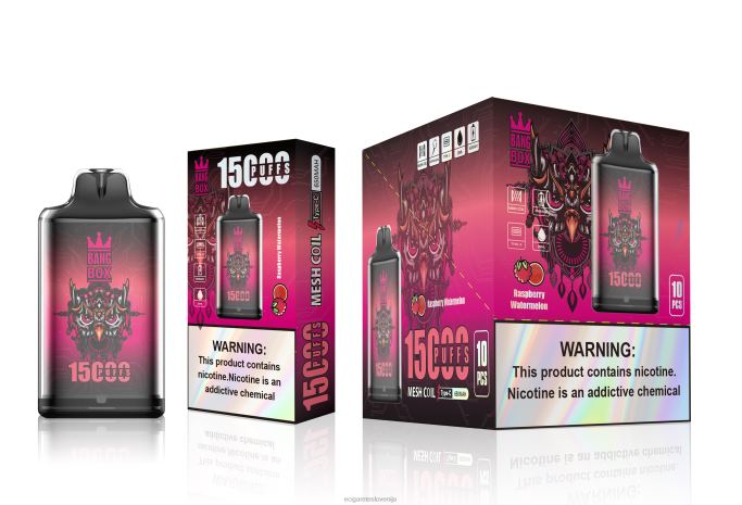 Bang Box s1-15000 vpihov malina lubenica 4VTDT105 - Elektronska Cigareta Z Okusom