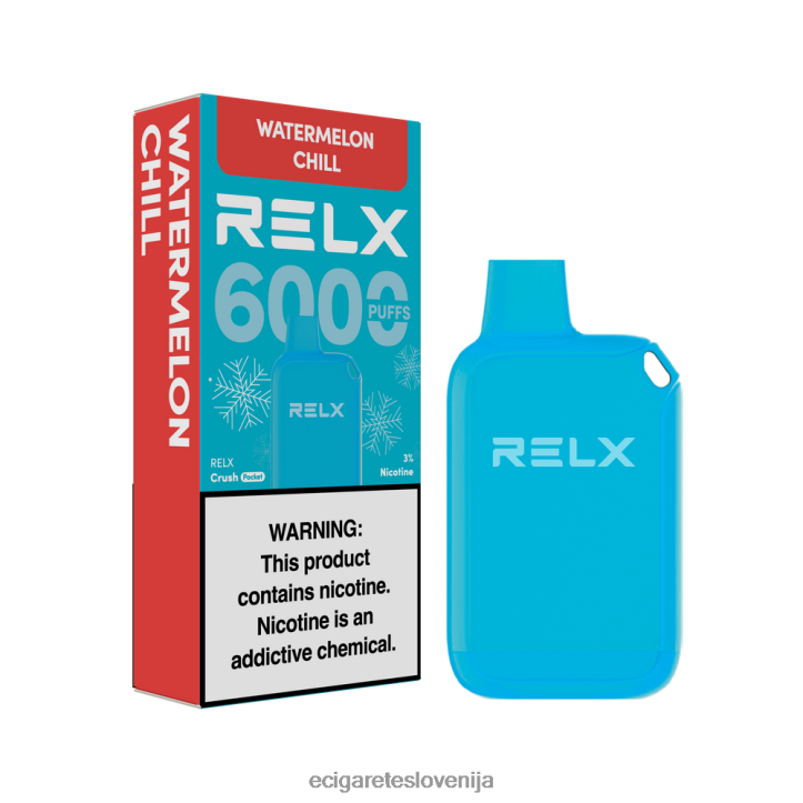RELX Crush Pocket 6000 ledenih lubenica ohladi JTB0P424 - Elektronska Cigareta Mimovrste