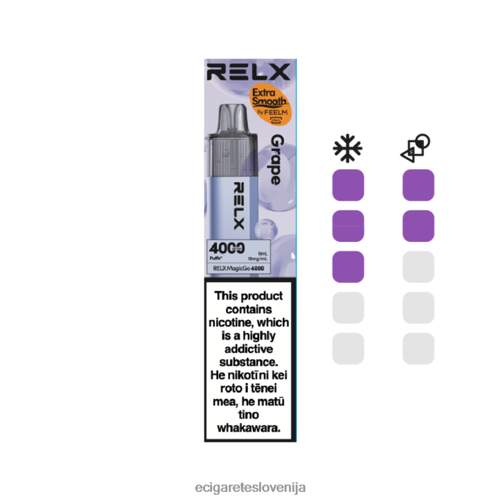 RELX MagicGo 4000 vape za enkratno uporabo grozdje JTB0P46 - Elektronska Cigareta Iqos