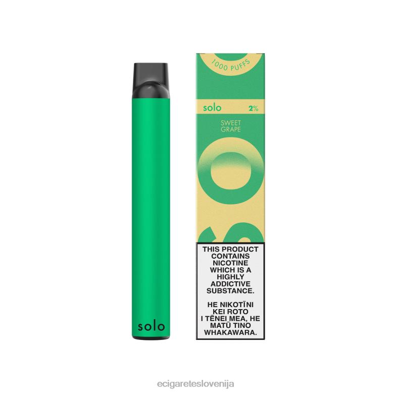 Solo kolekcija vape paradise za enkratno uporabo sladko grozdje 8N80020 - Elektronska Cigareta Brez Nikotina