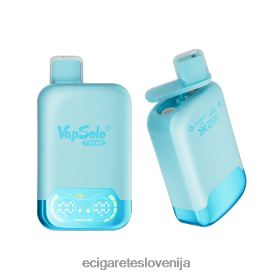 Vapsolo TWINS vape za enkratno uporabo borovničev led & gazirana češnja X046DN121 - Elektronska Cigareta Iqos Cena