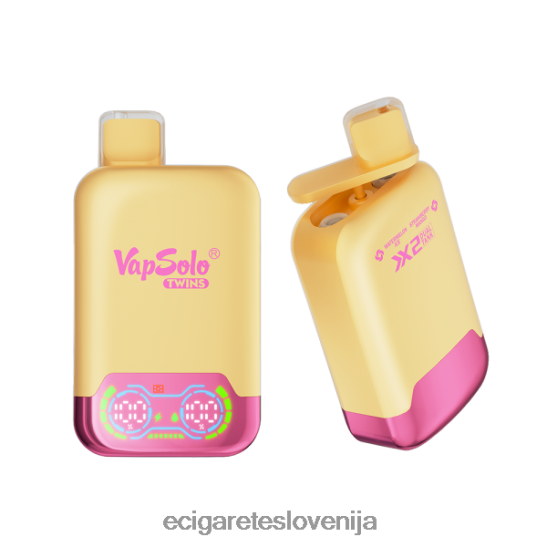 Vapsolo TWINS vape za enkratno uporabo led iz lubenice in jagodni mango X046DN129 - Elektronska Cigareta Terra