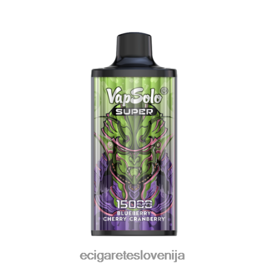 Vapsolo SUPER vape za enkratno uporabo borovnica češnja brusnica X046DN110 - Elektronska Cigareta Brez Nikotina