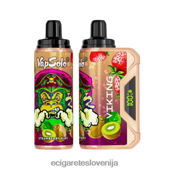 Vapsolo VIKING vape za enkratno uporabo jagodni kivi X046DN138 - Elektronska Cigareta Nakup
