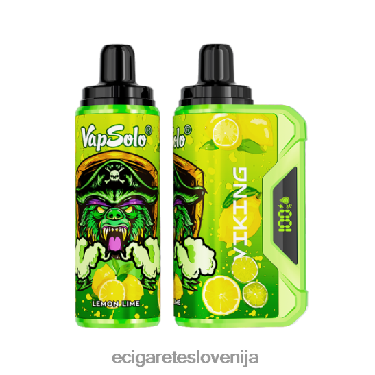 Vapsolo VIKING vape za enkratno uporabo limona limeta X046DN134 - Elektronska Cigareta Mimovrste