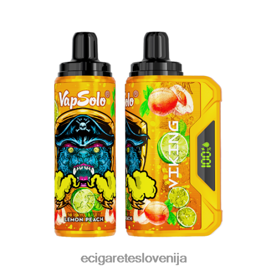 Vapsolo VIKING vape za enkratno uporabo limonina breskev X046DN135 - Elektronska Cigareta Za Enkratno Uporabo