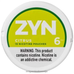 4ZZDX17 - elektronska cigareta z okusom citrusi ZYN nikotinska vrečka 6 mg