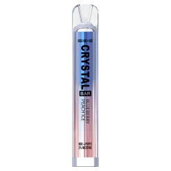 4ZZDX267 - elektronska cigareta z okusom borovničev breskov led SKE Crystal Bar vape za enkratno uporabo 600 vpihov