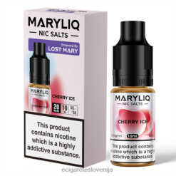 4ZZDX443 - elektronska cigareta cena češnjev led LOST MARY MARYLIQ soli - 10 ml - 20 mg