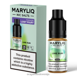 4ZZDX448 - elektronska cigareta nakup limetin rum LOST MARY MARYLIQ soli - 10 ml - 20 mg