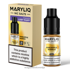 4ZZDX453 - elektronska cigareta cena ananas mango LOST MARY MARYLIQ soli - 10 ml - 20 mg