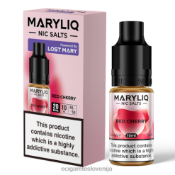 4ZZDX455 - elektronska cigareta za enkratno uporabo rdeča češnja LOST MARY MARYLIQ soli - 10 ml - 20 mg