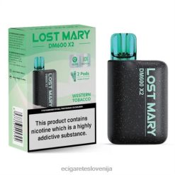 4ZZDX483 - elektronska cigareta cena western tobak LOST MARY DM600 X2
