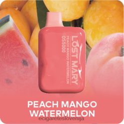 4ZZDX495 - elektronska cigareta za enkratno uporabo breskev mango lubenica LOST MARY OS5000