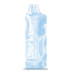 4ZZDX540 - elektronska cigareta brez nikotina meta črnega ribeza LOST MARY MO5000 zamrznjena izdaja
