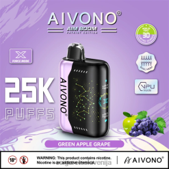 Aivono AIM BOOM 25000 zeleno jabolko grozdje 8N08F346 - Elektronska Cigareta Iqos