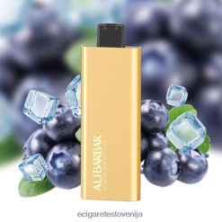 Alibarbar Pandora 7000 vape za enkratno uporabo borovničev vetrič X046DN51 - Elektronska Cigareta Iqos Cena