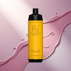 RandM Fumot Shisha 10000 Puffs Sladki Pasijonka z 0,5% nikotina in LED indikatorjem