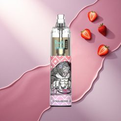 RandM Fumot Tornado 7000 Puffs Jagodni Led z 850 mAh in 5% Nikotina