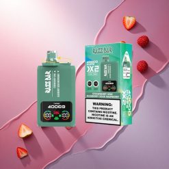Razz Bar 40000 Puffs Jagoda Kivi - Borovnica Kisla Malina z 5% Nikotina in 650 mAh Baterijo