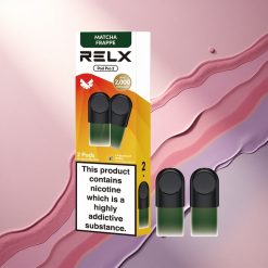 Relx Pod Pro 2 Vape Device Čaj-Matcha Frappe Čaj 18mg/ml nikotina, 1,9ml kapaciteta, 3 napetostne nastavitve