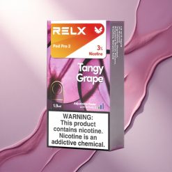 Relx Pod Pro 2 Vape Device Kisleči Grozdje 30mg/ml nikotina z 1,9ml zmogljivostjo in 3 načini napetosti