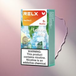 Relx Pod Pro 2 Vape Device Limeta Meta 50mg/ml Nikotina 1,9ml 3 Načini Moči