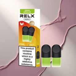 Relx Pod Pro 2 Vape Device Zeleno Jabolčni Led 18mg/ml nikotina, 1,9ml, 3 načini moči