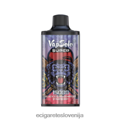 Vapsolo SUPER vape za enkratno uporabo črni led drangofruit jagoda X046DN107 - Elektronska Cigareta Z Okusom